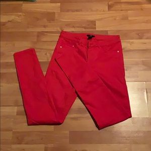 Red summer skinny’s